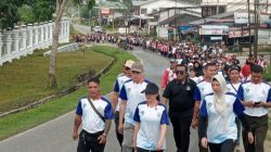 Peringatan May Day di Landak Berlangsung Meriah, Dimeriahkan Jalan Santai dan Doorprize