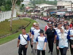 Peringatan May Day di Landak Berlangsung Meriah, Dimeriahkan Jalan Santai dan Doorprize