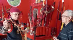 Pimpinan Redaksi Strateginews Kunjungi Tempat Sakral Ritual Perguruan Tambak Baya di Semade Banyuke Hulu