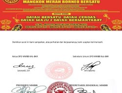 MMBB Kalbar Kirim Surat ke DAD Kalbar, Dukung Proses Adat Insiden di Sintang