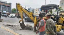 Pemkot Medan bongkar lahan parkir yang dialihfungsikan pelaku usaha