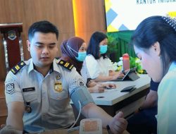Kanim Kelas I TPI Palu Kerjasama PUSKESMAS Birobuli Laksanakan Pemeriksaan Kesehatan Gratis.