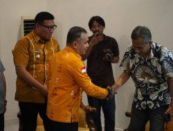 Wali Kota Palu H. Hadianto Rasyid Menerima Audiensi  PMP di Rumah Jabatan.