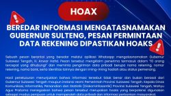 Pesan Berantai Mengatasnamakan Gubernur,  Melalui Whats APP Beredar Luas di Masyarakat.