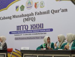 Kafilah MTQ Kota Palu, Raih Juara 1 Putra dan Putri Cabang Musabaqah Fahmil Qur’an.