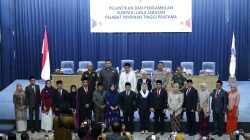 Wali Kota Palu Hadianto Rasyid Melantik dan Mengambil Sumpah Tujuh Pejabat JPTP Eselon II b.