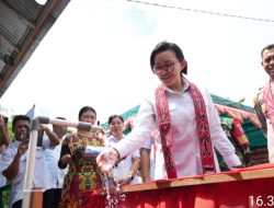 Warga Desa Sepangah Kini Nikmati Air Bersih, Bupati Landak: Tolong Dirawat