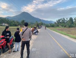 Tindaklanjuti Aduan Balap Liar, Polsek Mempawah Hulu Patroli dan Beri Imbauan di Tiang Tanjung