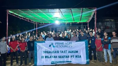 PT. NSA Gandeng IMKA-PIJAR FH Untan Gelar Sosialisasi Taat Hukum di Dusun Palah Prajo