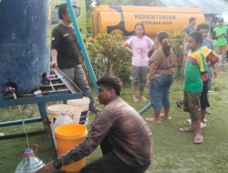 Pemprov Sulteng Kerjasama Kementrian PUPR Pasok Air Bersih Bagi Warga Terdampak Gempa 6,7 M.