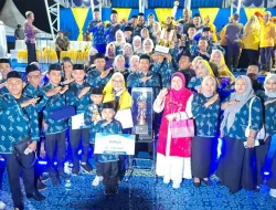 Kafilah Kota Palu Meraih Juara Umum MTQ XXXI Propinsi Sulteng, Dengan Total 241 Poin, Margin 22 Poin Diatas Morowali.