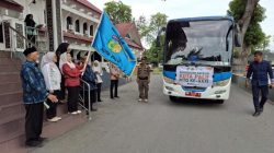 Wakil Wali Kota Palu Imelda Liliana Muhidin, Melepas Kafilla Musabaqah Tilawatil Qur’an Kota Palu.