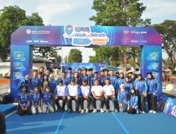 Asisten Bidang Perekonomian dan Pembangunan Setda Kota Palu, Rahmad Mustafa Melepas Peserta QRIS-QJI 2026.