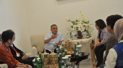 Wali Kota Palu, Hadianto Rasyid,  Menerima Kunjungan Direksi PT. Bank Tabungan Negara( Persero).