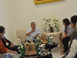 Wali Kota Palu, Hadianto Rasyid,  Menerima Kunjungan Direksi PT. Bank Tabungan Negara( Persero).