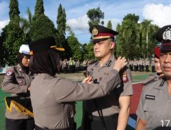 46 Personel Polres Landak Naik Pangkat, Kapolres: Jadikan Amanah untuk Tingkatkan Pelayanan