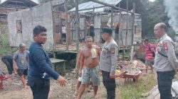 Angin Puting Beliung Rusak 3 Rumah di Desa Mamek Landak