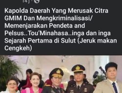 Direktur P3S : Tangkap Pemilk Akun Auguss Assa yang Mencamarkan Nama Baik Kapolda Sulut