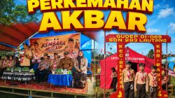 Semangat Pramuka Berkobar, UPTD 283 Lautang Turunkan 16 Siswa di Perkemahan Akbar HUT Pramuka ke-65